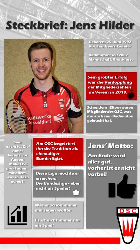 Steckbrief Jens Hilder